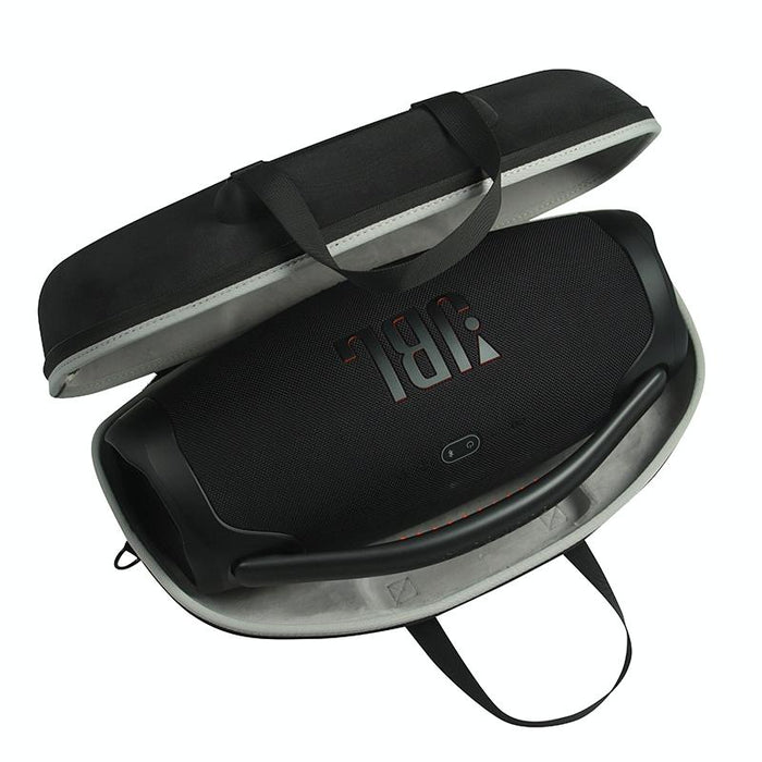 For Jbl Boombox 3 Shockproof Portable Eva Storage Case With Charger Box Black