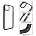 Iphone 15 Frosted Tpu Pc Phone Case