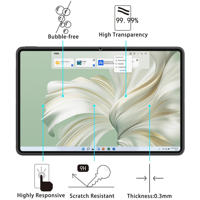 0.3mm Tempered Glass Film 9h Explosion Proof