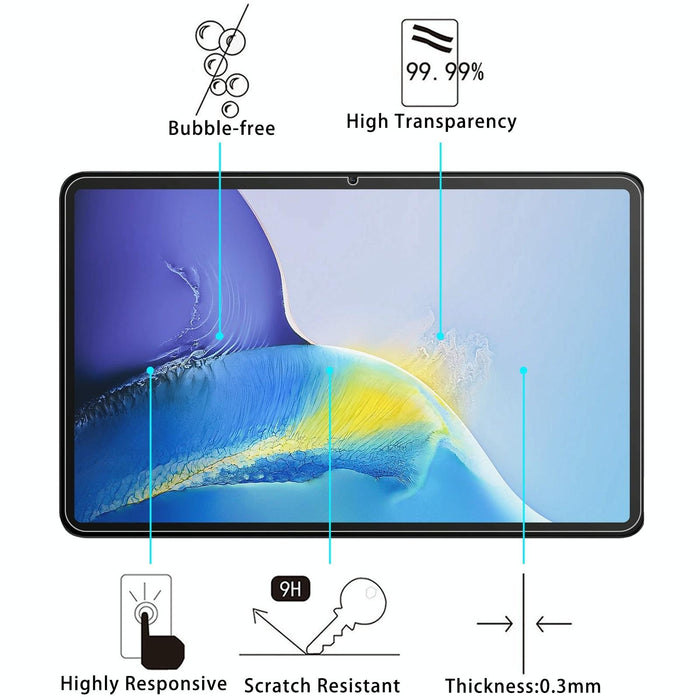 2Pcs 9H 0.3Mm Explosion-Proof Tempered Glass Film