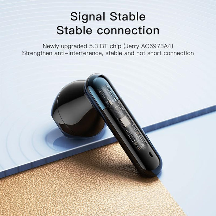 Tws12 Tws True Wireless Bluetooth Noise Reduction Earphone Black