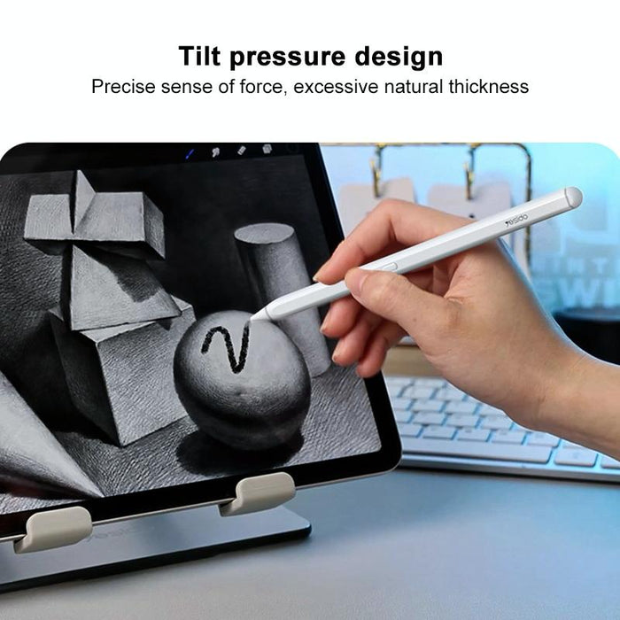 For Ipad White St11 Anti-Mistouch Magnetic Stylus