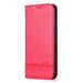 Azns Magnetic Calf Texture Leather Phone Case For Iphone 15