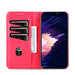 Azns Magnetic Calf Texture Leather Phone Case For Iphone 15