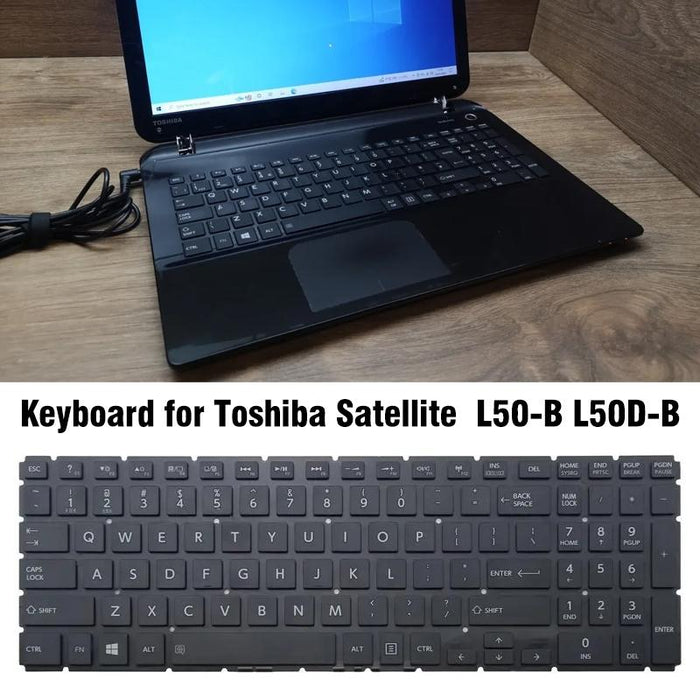 For Toshiba Satellite L50-B / L50D-B Us Version Keyboard With Number Key