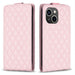 Diamond Lattice Vertical Flip Leather Phone Case For Iphone