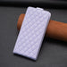 Diamond Lattice Vertical Flip Leather Phone Case For Iphone