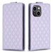 Diamond Lattice Vertical Flip Leather Phone Case For Iphone