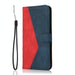 Dual Colour Stitching Leather Phone Case For Iphone 15