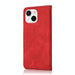 Dual Colour Stitching Leather Phone Case For Iphone 15