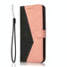 Dual Colour Stitching Leather Phone Case For Iphone 15