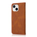 Dual Colour Stitching Leather Phone Case For Iphone 15