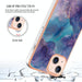 Electroplating Marble Dual Side Imd Phone Case For Iphone 15