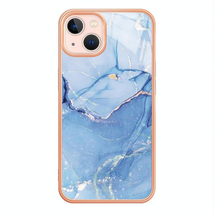 Electroplating Marble Dual Side Imd Phone Case For Iphone 15