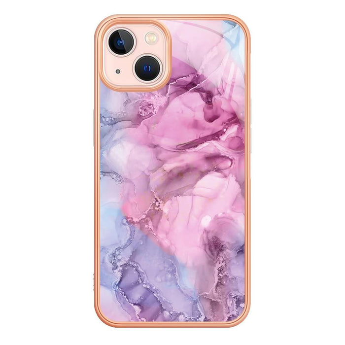 Electroplating Marble Dual Side Imd Phone Case For Iphone 15