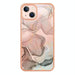 Electroplating Marble Dual Side Imd Phone Case For Iphone 15