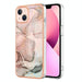 Electroplating Marble Dual Side Imd Phone Case For Iphone 15