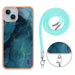 Electroplating Marble Dual Side Imd Phone Case With Lanyard