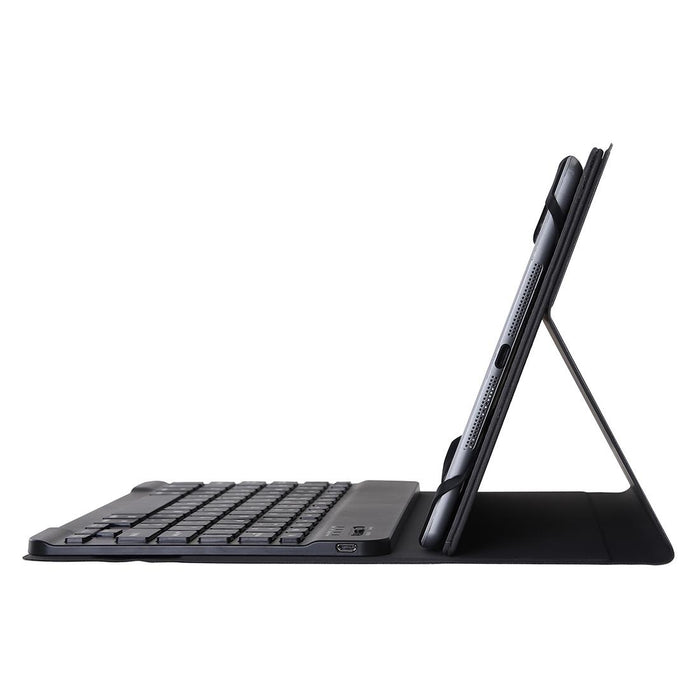 Th10-C For Android & Apple & Windows System 9.7-10 Inch Universal Detachable Bluetooth Keyboard Tablet Case With Stand Black