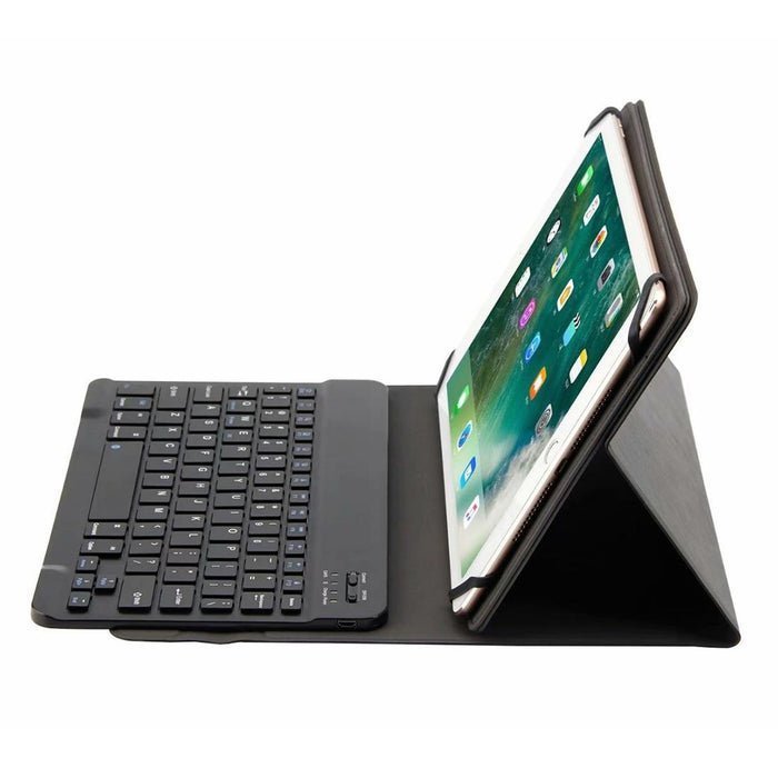 Th10-C For Android & Apple & Windows System 9.7-10 Inch Universal Detachable Bluetooth Keyboard Tablet Case With Stand Black