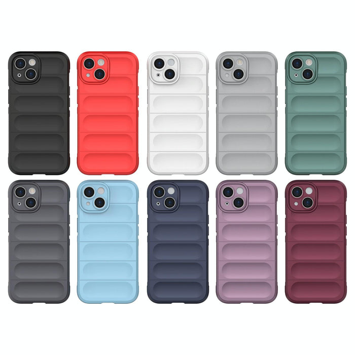 Magic Shield Tpu Flannel Phone Case For Iphone 15