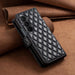 Diamond Lattice Wallet Case For Samsung Fold 4