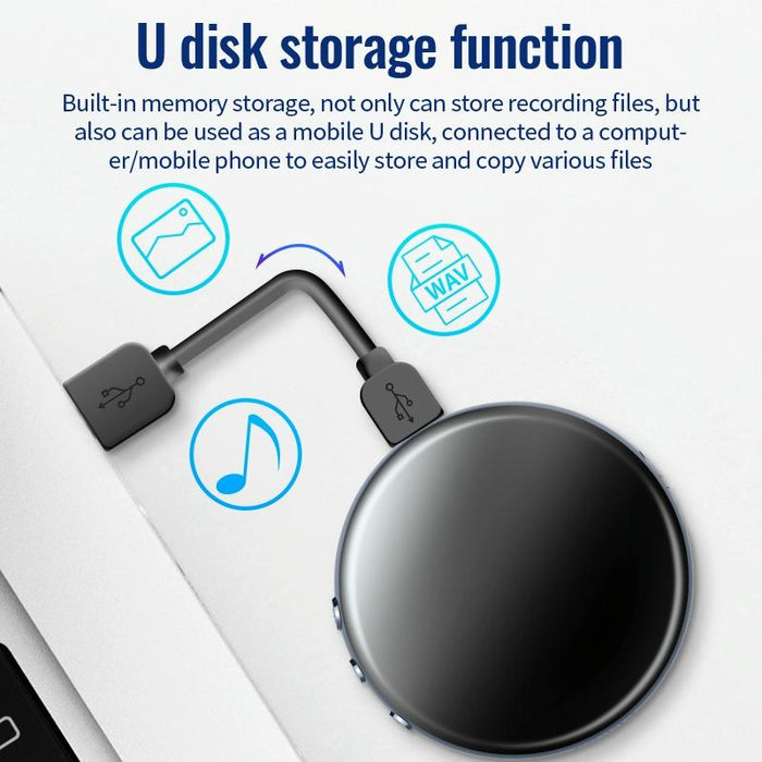 M29 Portable Noise Reduction Smart Voice Control Magnetic Recorder Memory 16Gb