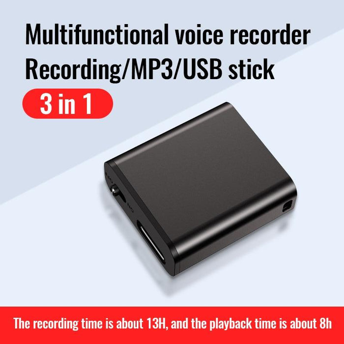 Portable Hd Noise Reduction Smart Voice Recorder Memory 16Gb