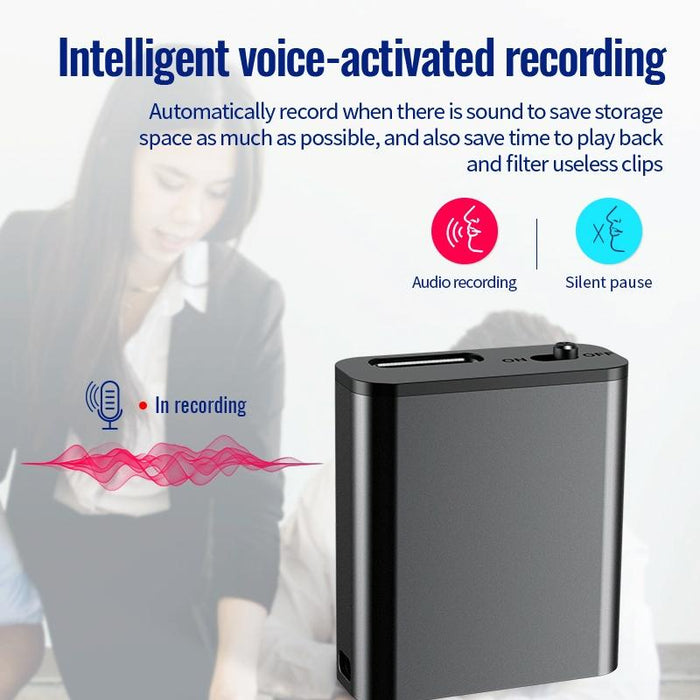 Portable Hd Noise Reduction Smart Voice Recorder Memory 16Gb
