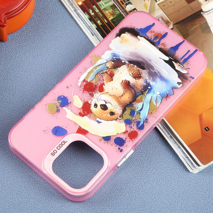 Animal Pattern Pc Phone Case For Iphone 15