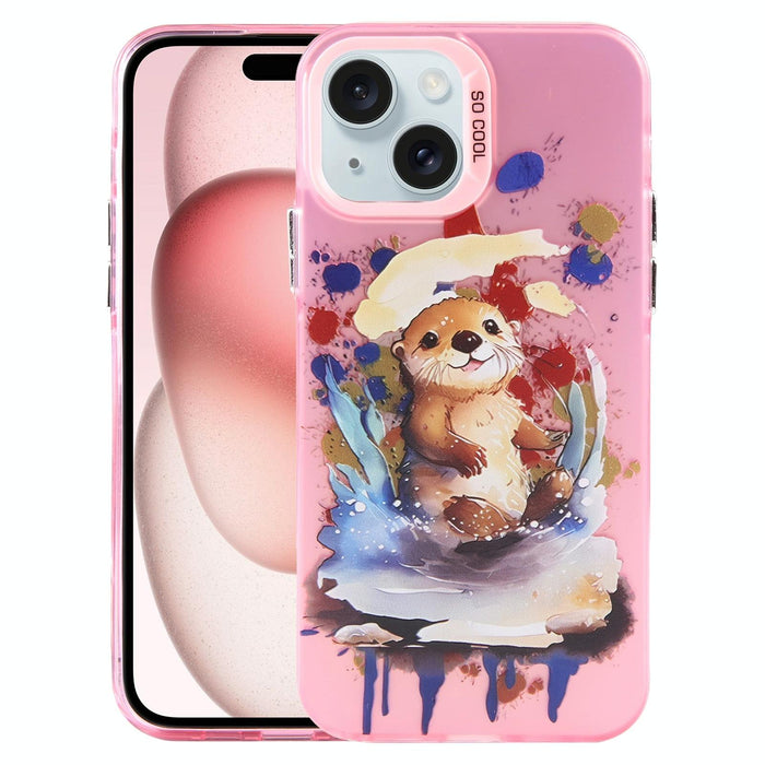 Animal Pattern Pc Phone Case For Iphone 15