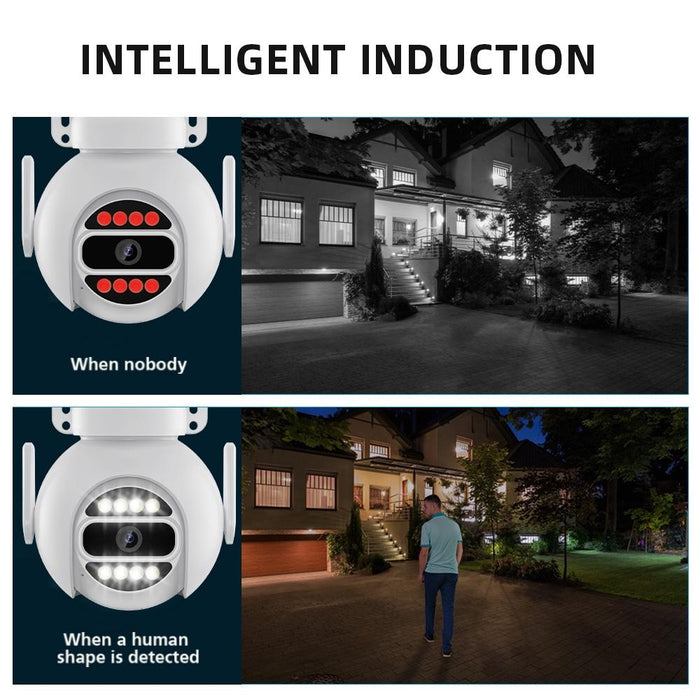 A8-C2 2Mp Smart Wifi Surveillance Ip Camera Dual-Light Full Colour Night Vision / Two Way Audio / Tf Card White