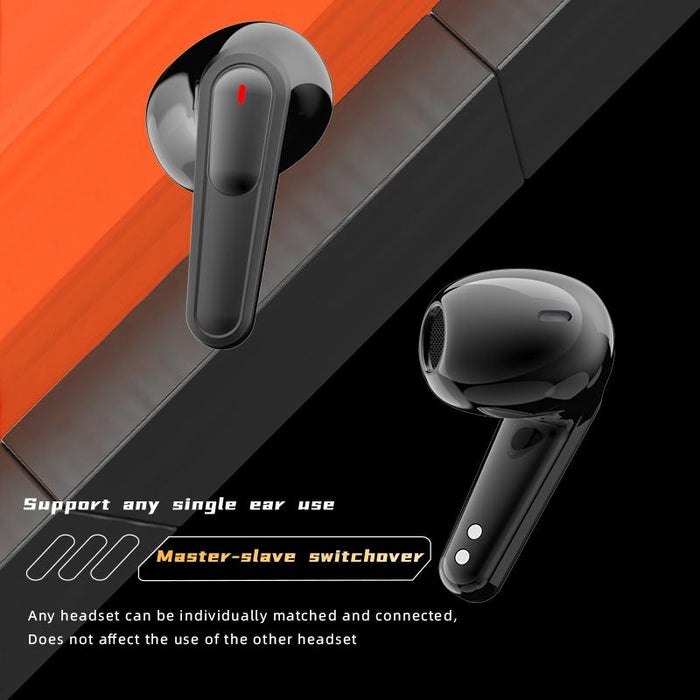 Pro 90 Hifi Level Intelligent Digital Display V5.3 Bluetooth Earphones Black