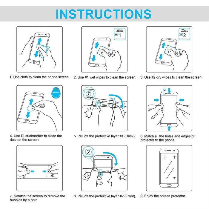 For Samsung Galaxy Tab S8+ Full Screen Hd Screen Protector