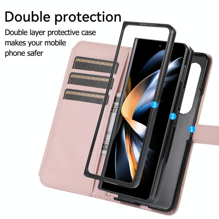 Diamond Lattice Foldable Phone Case For Samsung Galaxy z