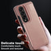 Double Buckle Pu Phone Case Full Coverage For Samsung