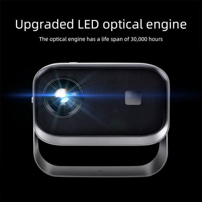 A003 1280X720P 150 Lumens Same Screen Version Portable Home Theater Led Hd Digital Projector Grey