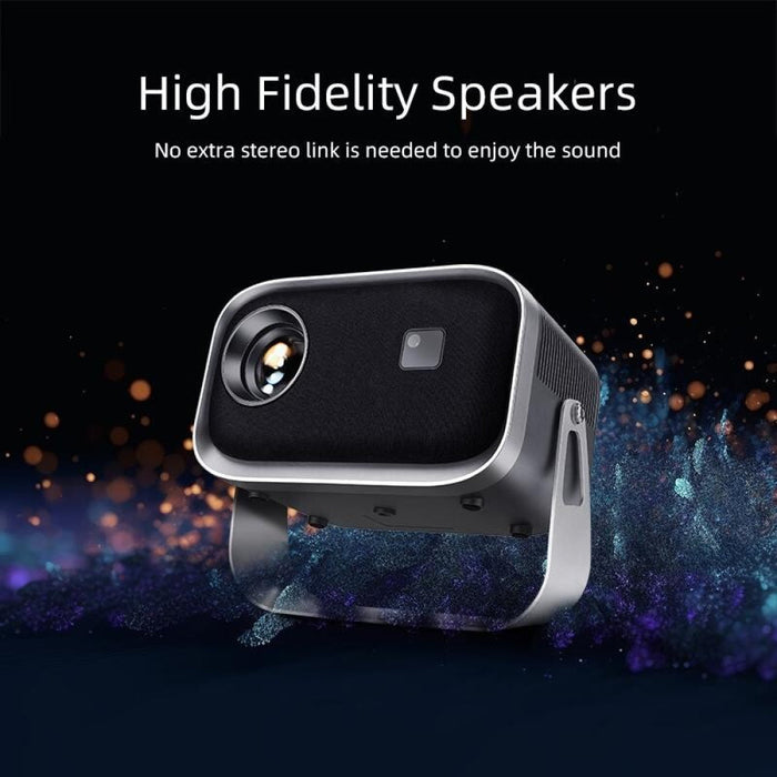 A003 1280X720P 150 Lumens Same Screen Version Portable Home Theater Led Hd Digital Projector Grey