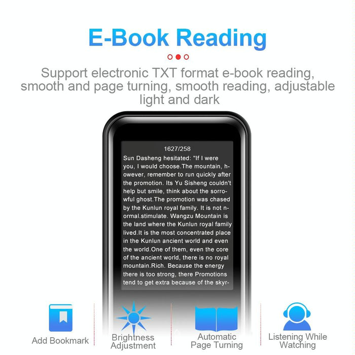 8Gb M15 Multi-Function Smart Voice Recorder Mp3 Hifi Sound Music Player Walkman