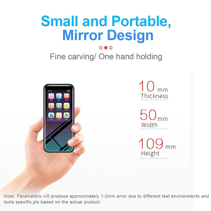 8Gb M15 Multi-Function Smart Voice Recorder Mp3 Hifi Sound Music Player Walkman Bluetooth Version