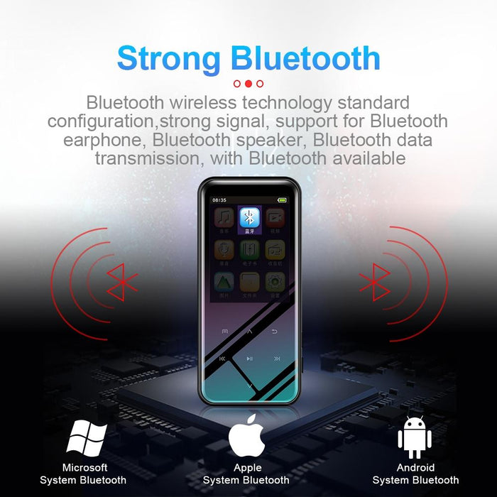 32Gb M15 Multi-Function Smart Voice Recorder Mp3 Hifi Sound Music Player Walkman Bluetooth Version