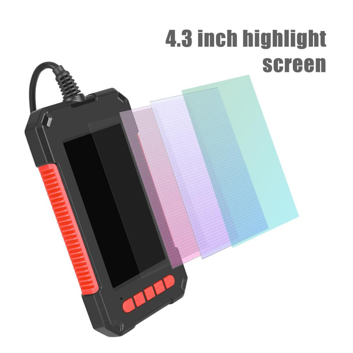 3.9Mm Red Hd Waterproof Portable Integrated Hand-Held Vertical Screen Industry Endoscope Length 10M Hardwire