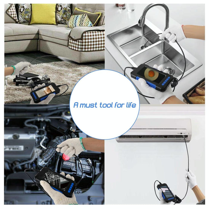 5.5Mm Hd Blue Waterproof Portable Integrated Hand-Held Vertical Screen Industry Endoscope Length 2M Hardwire