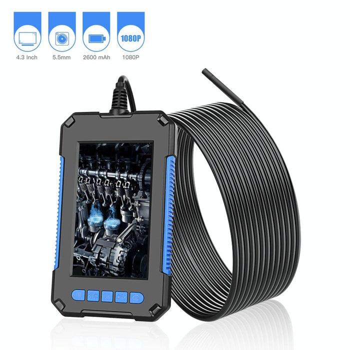 5.5Mm Hd Blue Waterproof Portable Integrated Hand-Held Vertical Screen Industry Endoscope Length 5M Hardwire