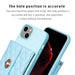 Horizontal Wallet Rhombic Leather Phone Case For Iphone 15