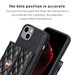 Horizontal Wallet Rhombic Leather Phone Case For Iphone 15