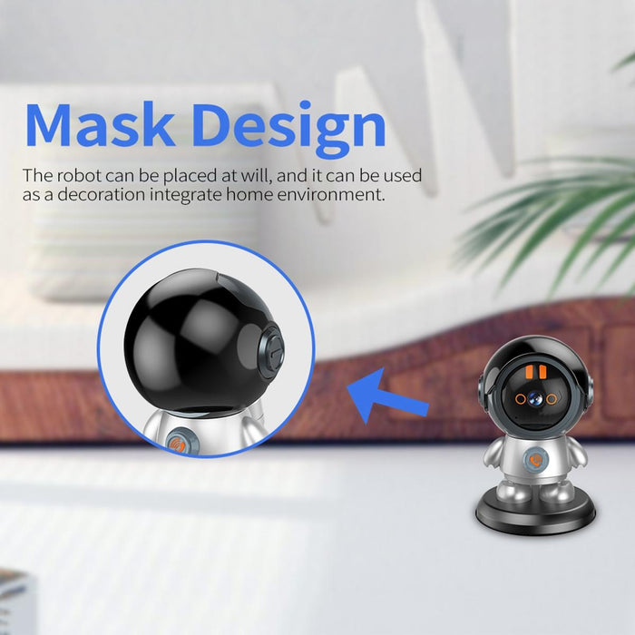 Robot 3Mp One Click Call Humanoid Detection Wifi Ip Camera