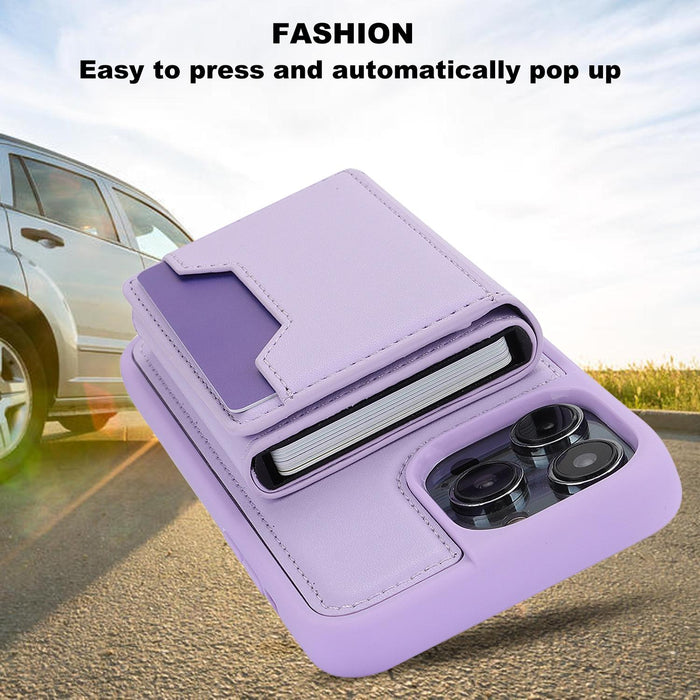 Rfid Anti Theft Detachable Card Bag Leather Phone Case