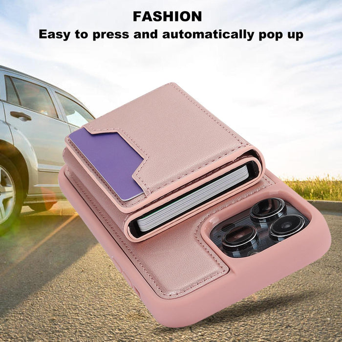 Rfid Anti Theft Detachable Card Bag Leather Phone Case