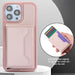 Rfid Anti Theft Detachable Card Bag Leather Phone Case